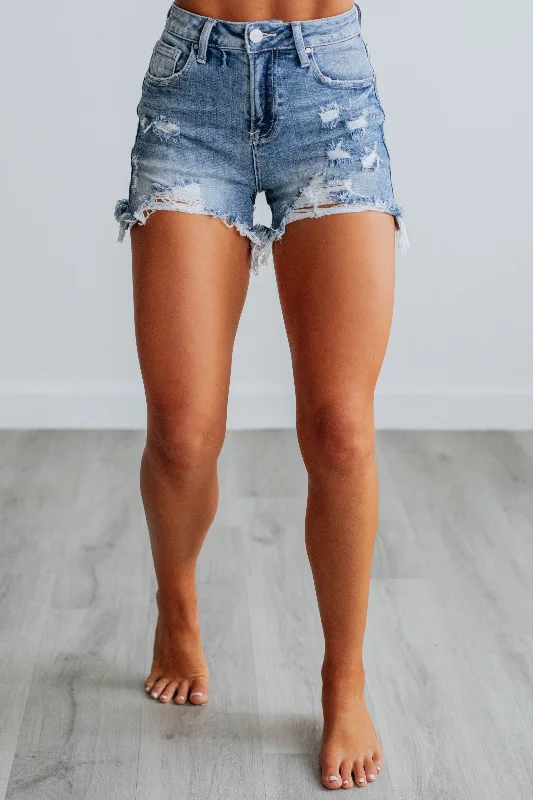 Ryder Risen Shorts - Light Wash Crazy Price Slashing