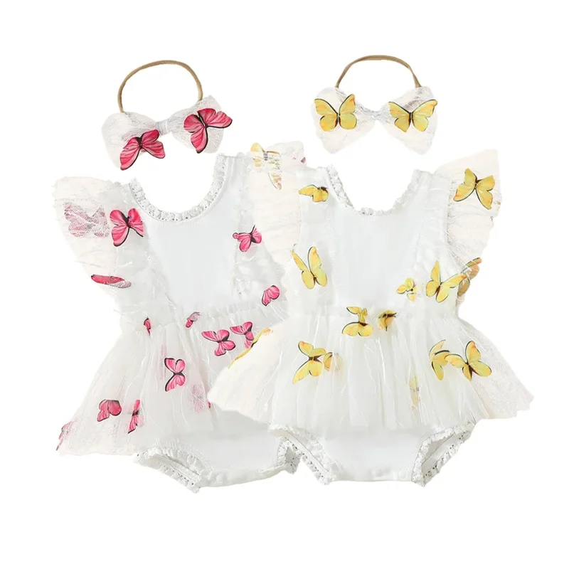 BUTTERFLY White Romper Dress Style Your Wardrobe