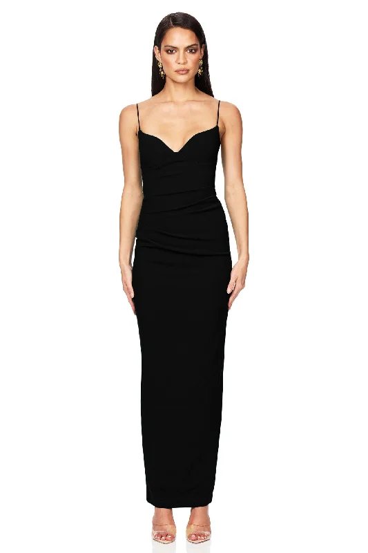 Nookie Affinity Maxi Dress - Black Chic & Cozy Collection