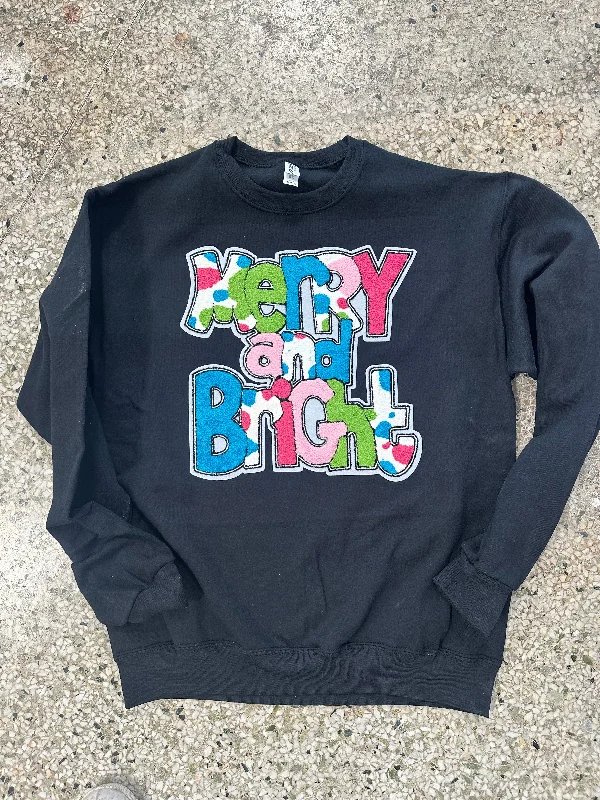 Merry & Bright Crew Neck Ethnic Cultural Event Wear