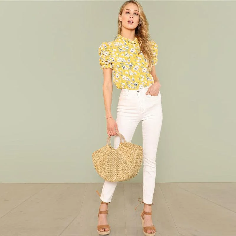 WYNNIE’S WILDFLOWER DELIGHT TOP Huge Markdowns