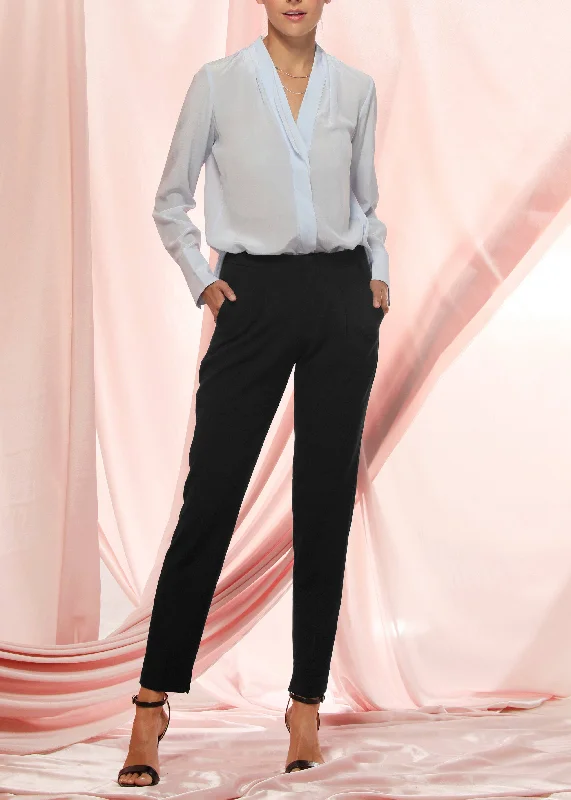 Slim Fit Pants In Black New Season Fashion Preview