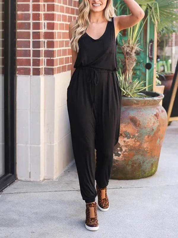 Cotton and Linen Jumpsuit Sophisticated Outfits