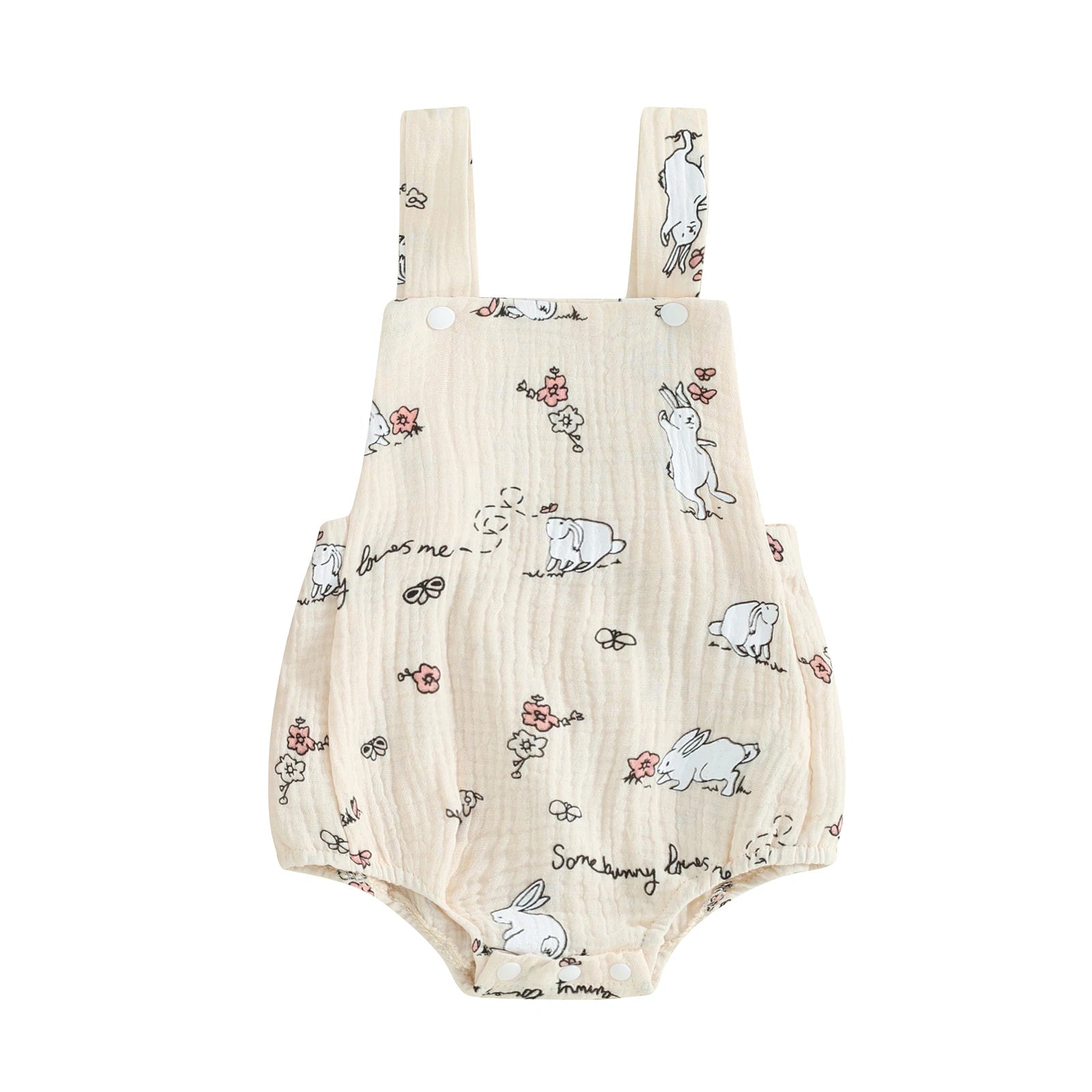 SOMEBUNNY LOVES ME Romper End Of Month Blowout