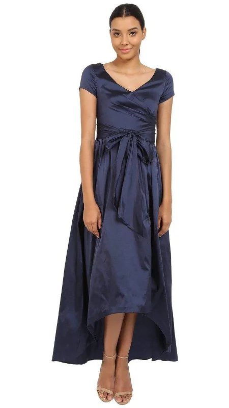 Adrianna Papell - 81917430 Ruched Taffeta High-Low Gown Stylish Spring Fashion