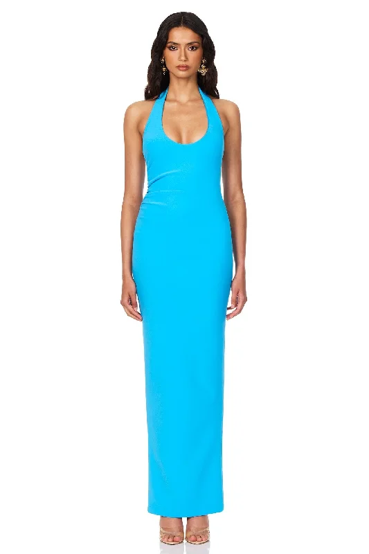 Nookie Natalia Halter Maxi Dress - Turquoise Best Sellers