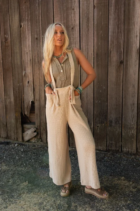 The Nest Lilia Jumpsuit - Oat Milk Summer Essentials