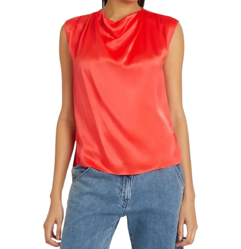 Freya Top In Crimson Chic Trend Collection