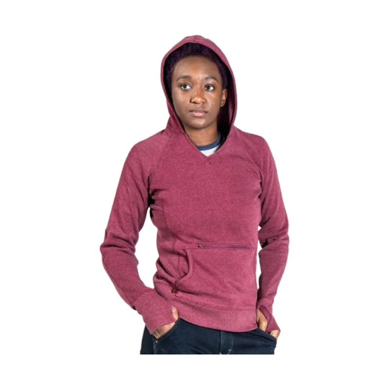 Dovetail Women's Anna Pullover Hoody - Heather Currant - ONLINE STORE CREDIT/EXCHANGE ONLY Chic Trend Collection