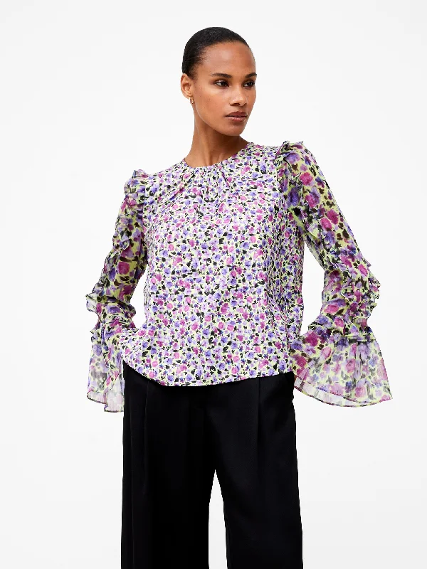 Alezzia Ely Jacquard Mix Top Discount Extravaganza