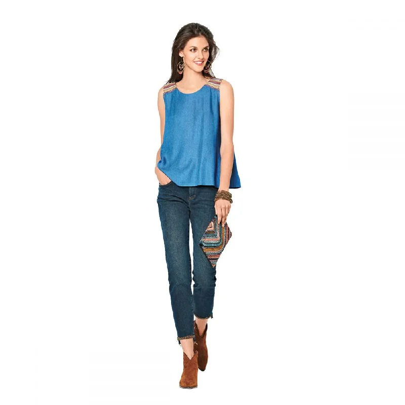 Burda Tops 6201 Vibrant Femme Fashion