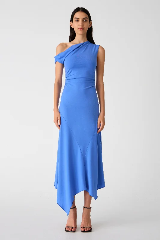 Misha Alma Jersey Midi Dress - Cornflower Blue Seasonal Style Discounts