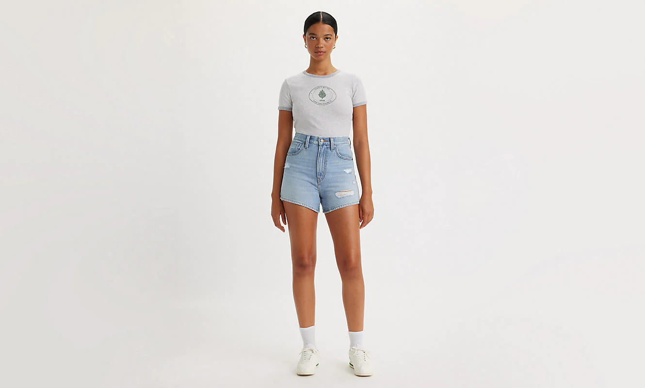 LEVI'S 501 ORIGINAL FIT HIGH RISE WOMEN'S SHORTS - LIght touch Unbeatable Prices