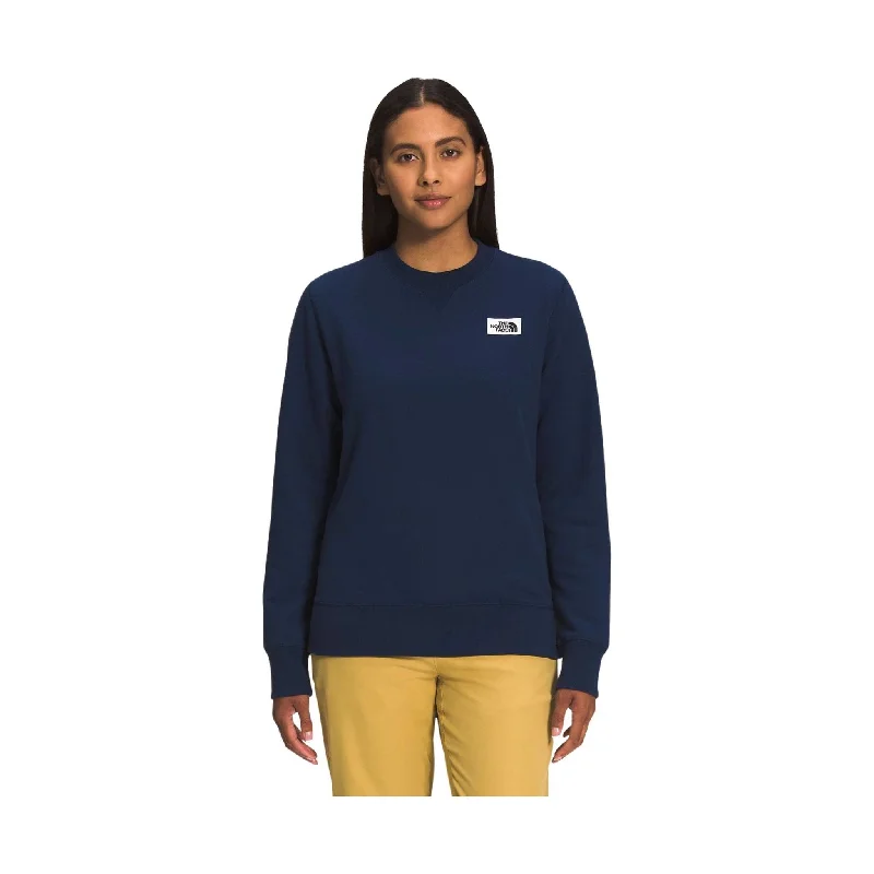 The North Face Women's Heritage Patch Crew - Summit Navy Get The Latest Trends