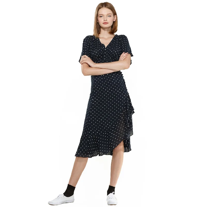 Women's Wrap Asymmetrical Midi Skirt Flash Sale Fever