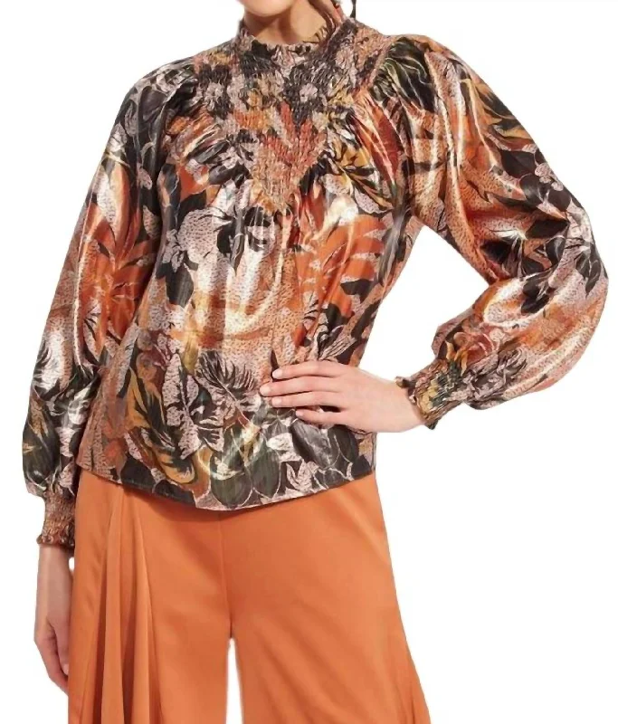 Amalia Top In Glitter Bloom Limited Stock, Big Sale