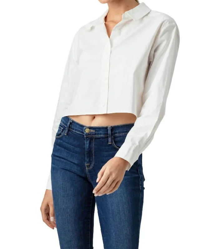 Lexie Shirt In White All Season Basics Discount