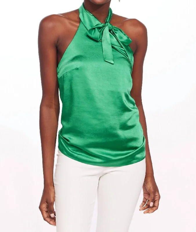 Amara Top In Kelly Green Massive Savings