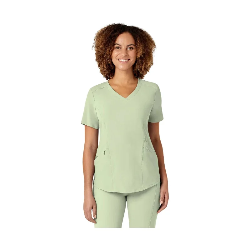 WonderWink Women's Renew V Neck Scrub Top - Fresh Mint Trendy Threads