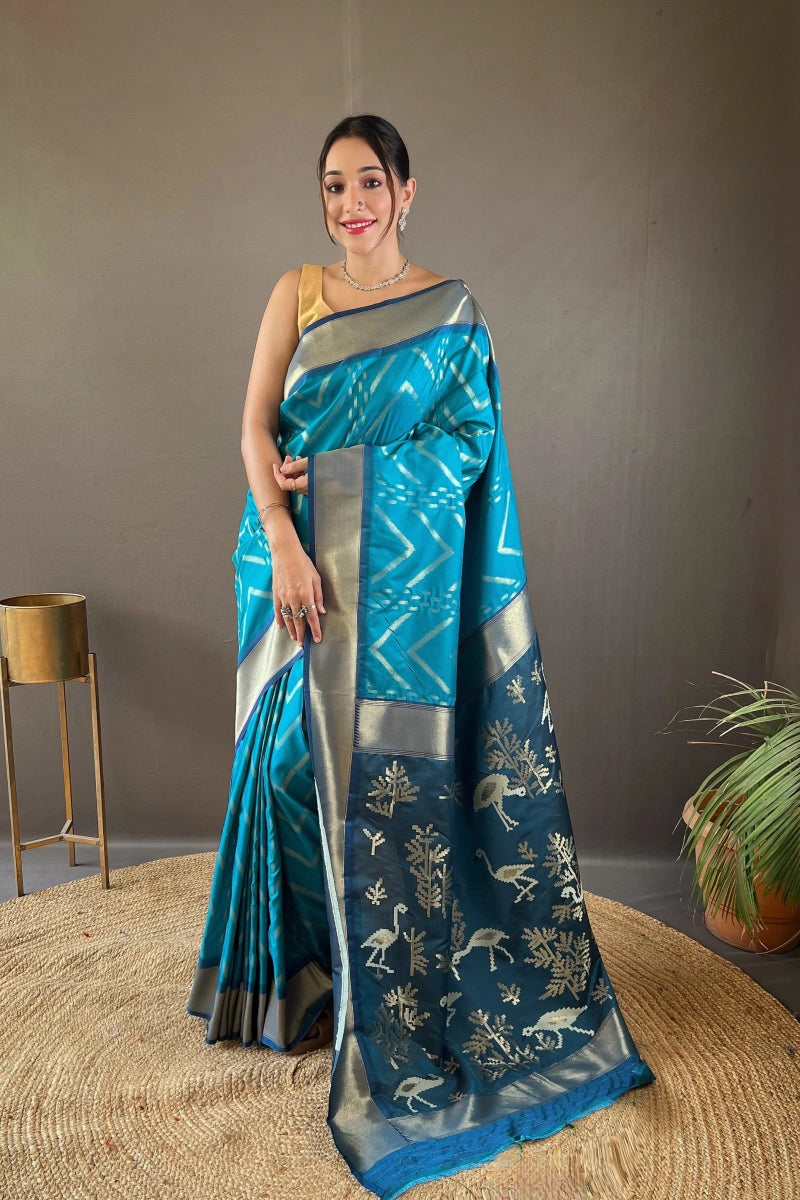 Double Colour Soft Silk Saree For Special Occasion Best Sellers