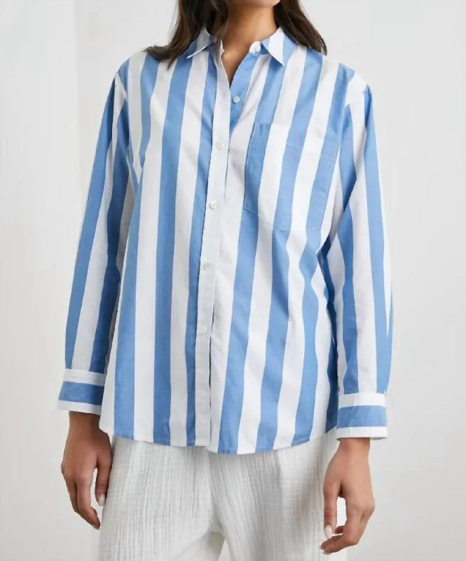 Arlo Shirt In Rue Stripe Luxury Fashion for Women