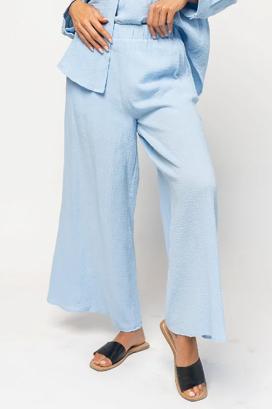 Mallory Pant in Sky - FINAL SALE Refined Simplicity