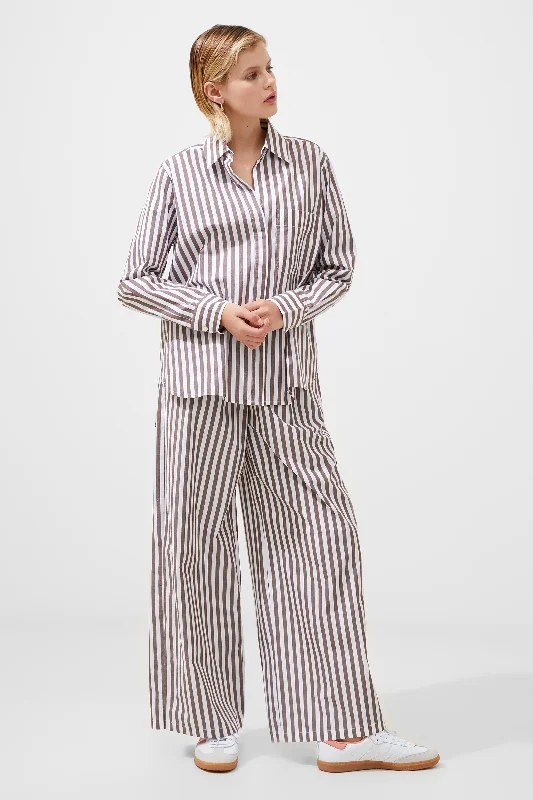 Stripe Poplin Popover Shirt Ends Soon