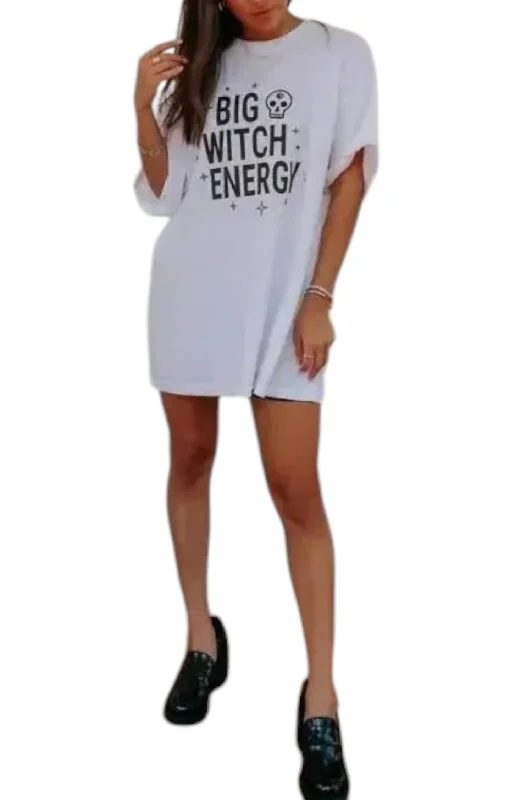 Big Witch Energy Top In White Season Sale