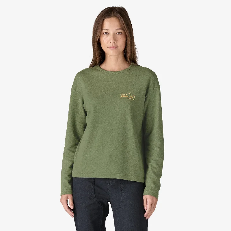 Patagonia Women's Lightweight Unity Fitz Wildrise Crew - TERRAIN GREEN Fashion For Every Occasion