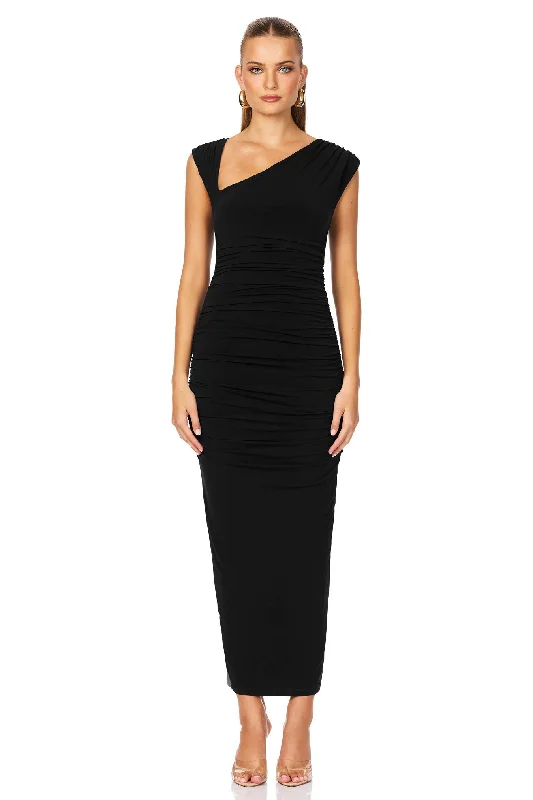 Nookie Dakota Midi Dress - Black Holiday Sale