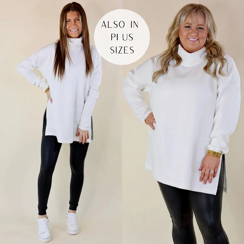 SPANX | AirEssentials Turtleneck Tunic in White Daily Essentials