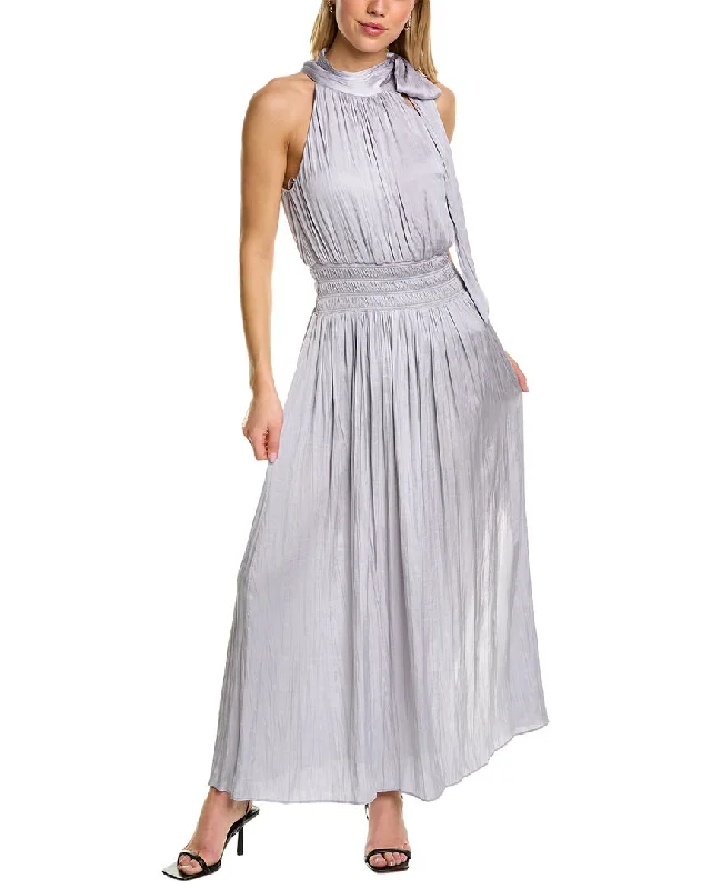 BCBGMAXAZRIA Smocked Maxi Dress Hot Sale