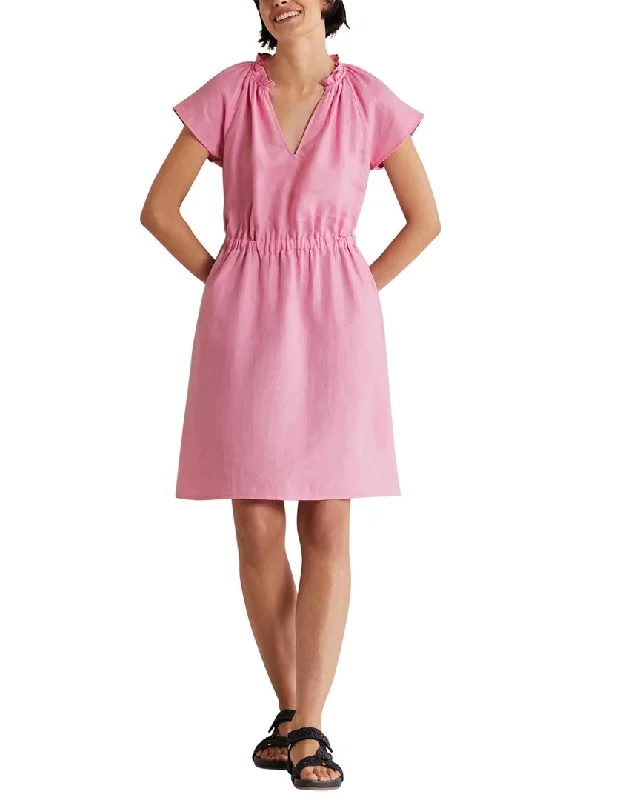 Boden Linen Dress All Season Basics Discount