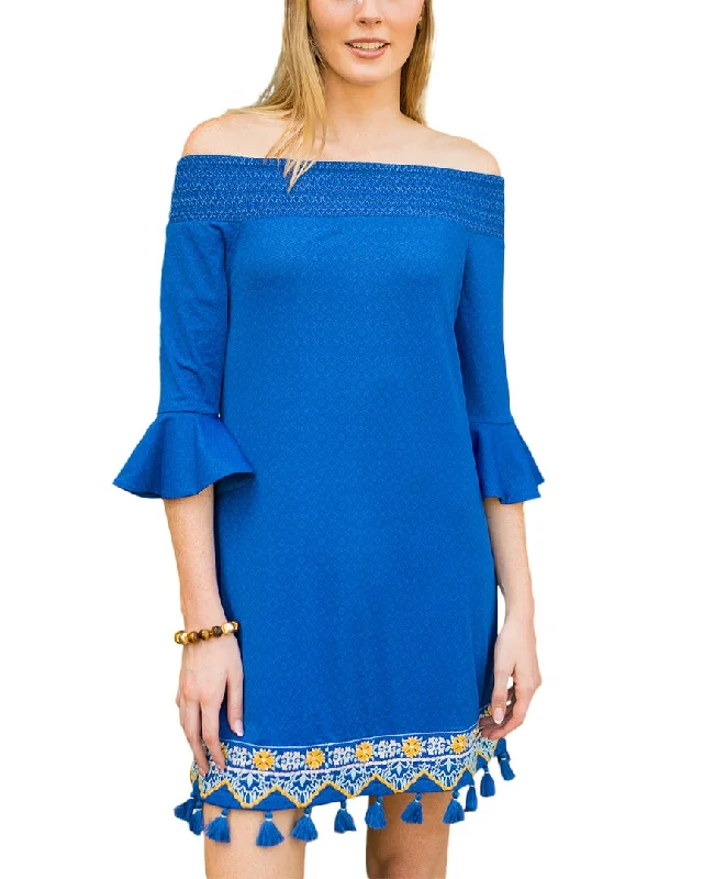 Cabana Life Off-the-Shoulder Dress Fashion Forward Femme