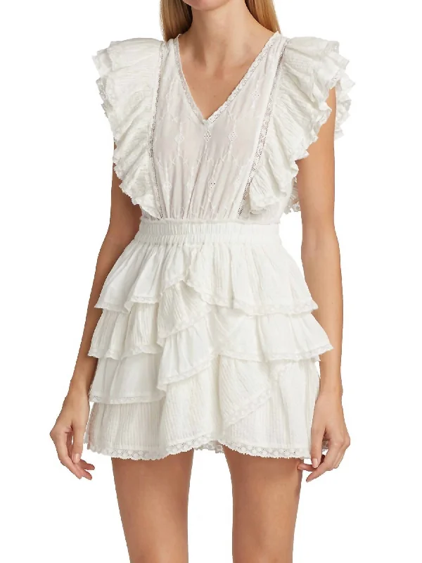 Corelli Dress in White Top Brand Discounts