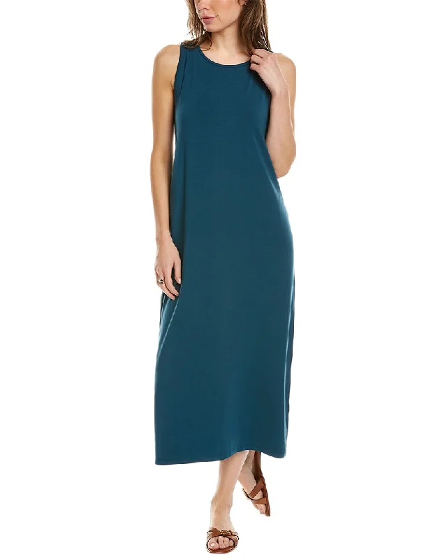 EILEEN FISHER Jewel Neck Dress Limited Time Offers