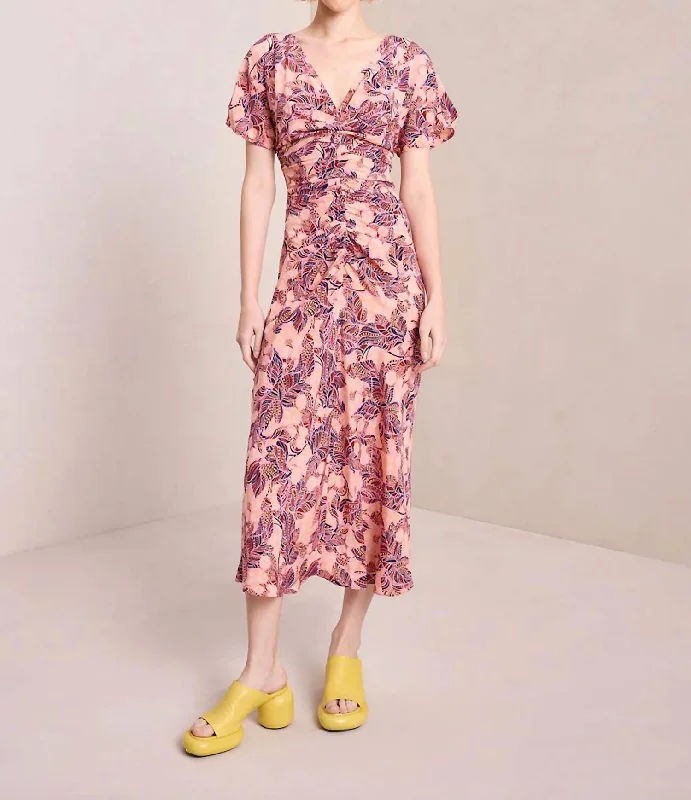 Elodie Dress In Grapefruit/sedona Day To Night Styles