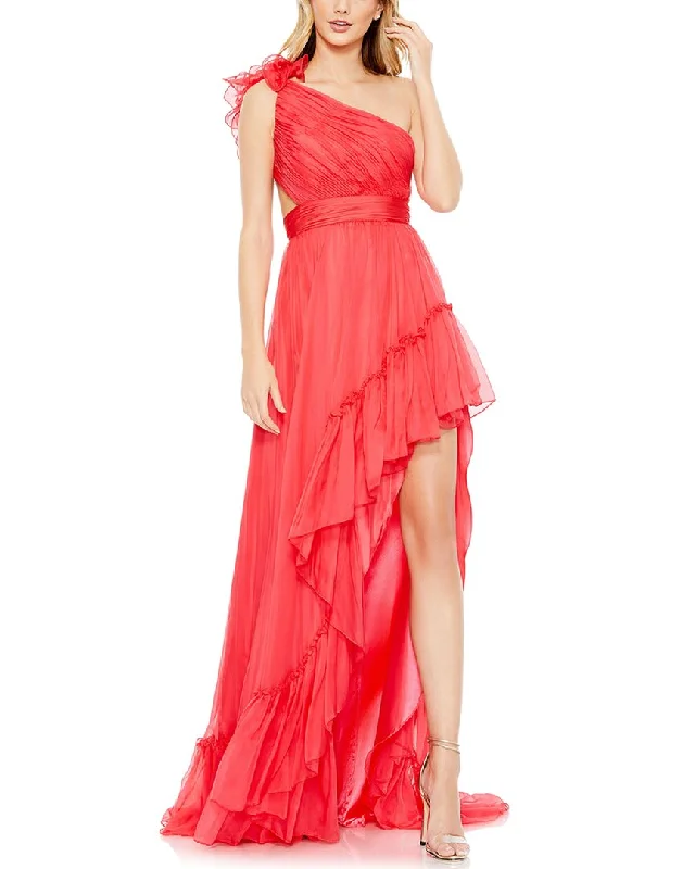 Mac Duggal Asymmetrical High-Low Gown Discover Promotions