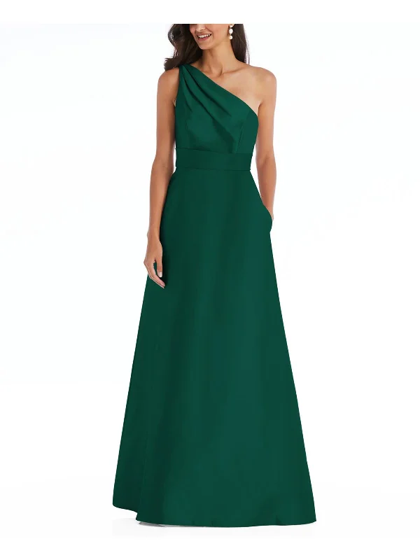 Womens Belted Maxi Evening Dress High End Designer Brands Discount