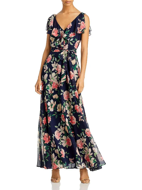 Womens Polyester Maxi Evening Dress Style Versatile Women's Collection