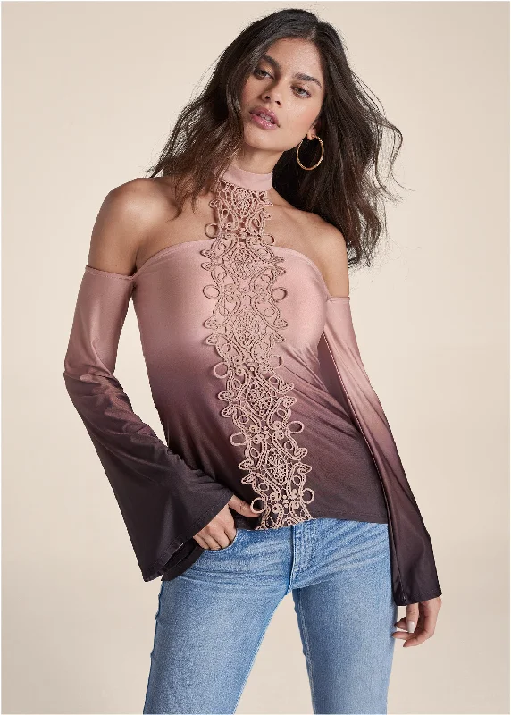 Sand Dune Ombre Top - Blush Multi Limited Time Offer