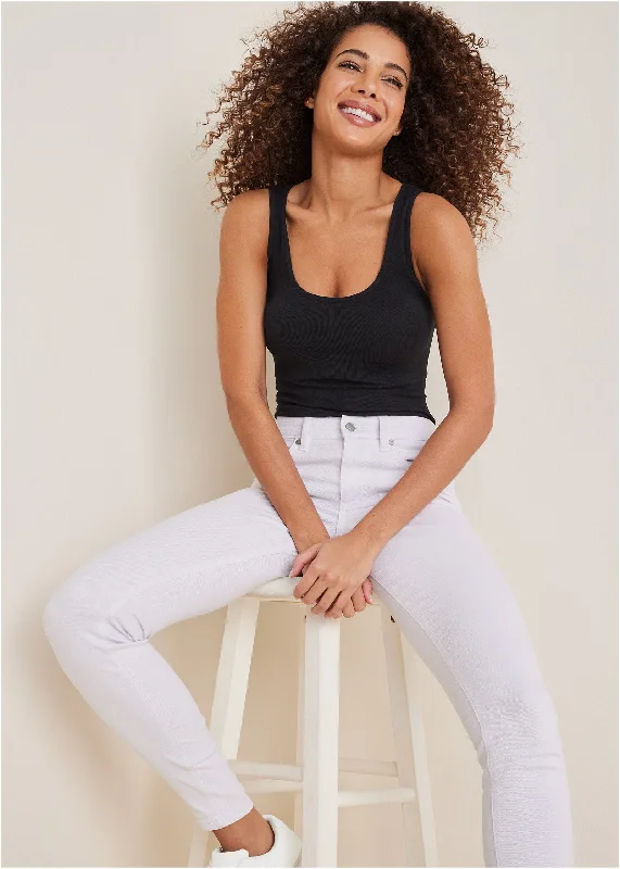 Giselle Skinny Jeans - White Anniversary Sale